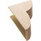 Ekena Millwork 12"W x 24"D x 36"H Classic Crestline Rough Cedar Woodgrain TimberThane Corbel, Primed Tan CORUR12X24X36CRERCPR - alternate 6